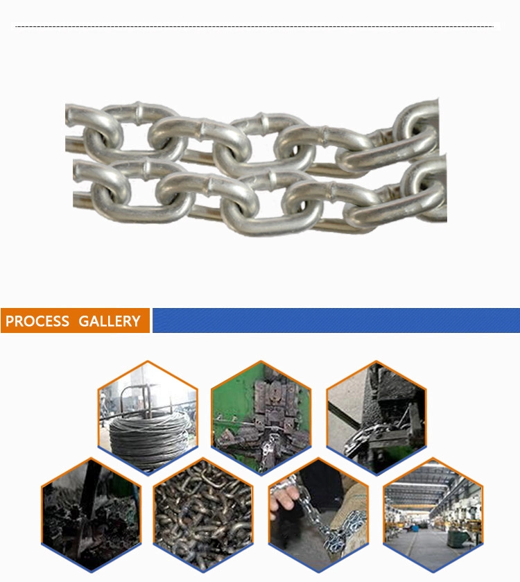 DIN 5685A Link Chain Short Drag Link Chain
