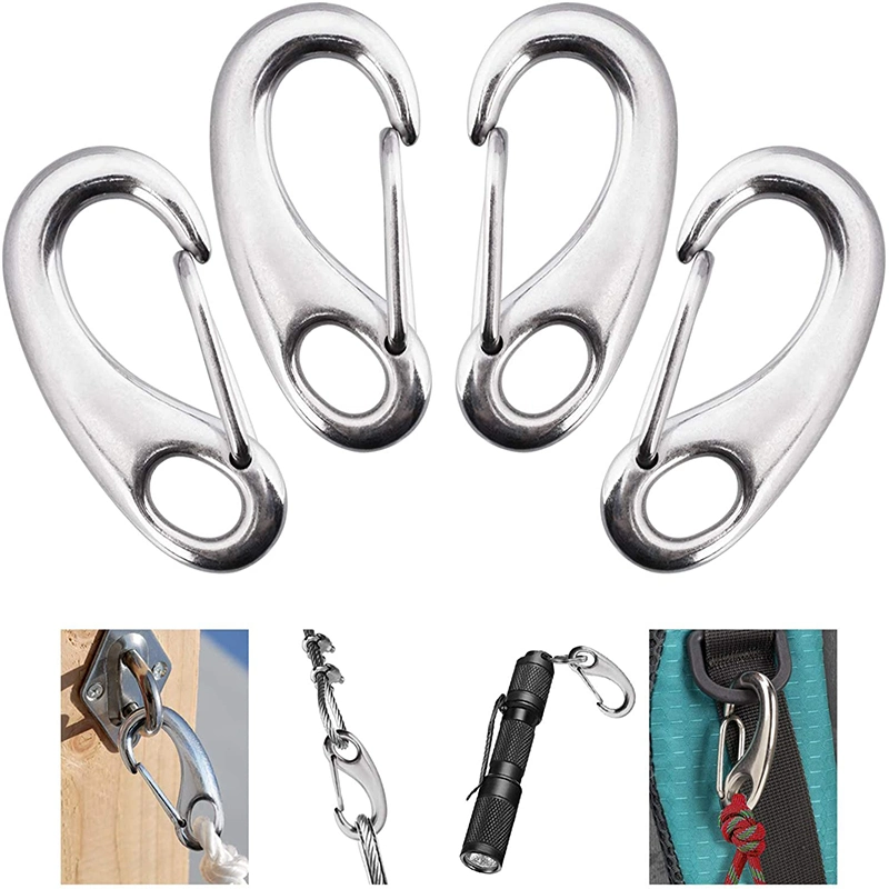 Metal Stainless Steel Bow D Shackle for Paracord