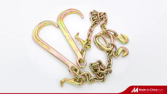 Wholesale Tow Tralier Chain Link Chain with Hooks Drag Chain