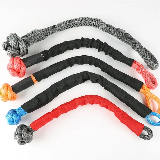 Adjustable Twisted Recovery Soft Shackle Hitch Synthetic Rope Loop