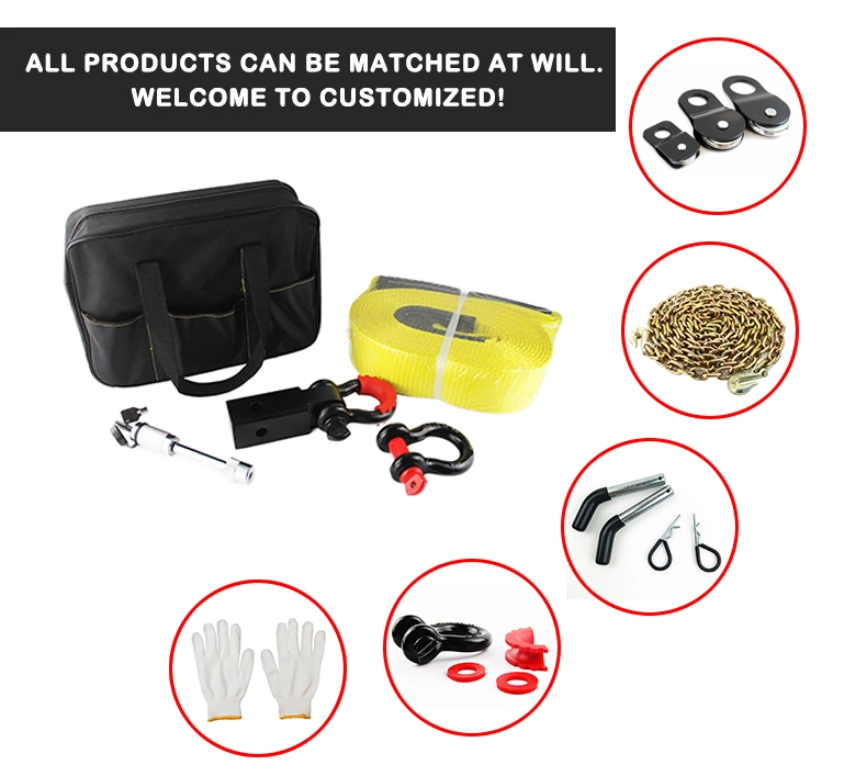 Customized 4X4 off Road Recovery Winch Kit