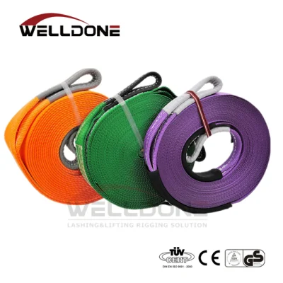 3 Inch 20 FT 30000 Lbs Car Racing Pes 4WD Portable Snatch Tow Dolly Recovery Strap
