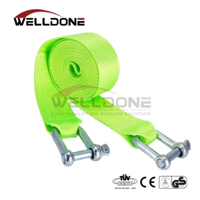 Heavy Duty 3 Inch 20 FT 30000 Lbs Car Racing Pes 4WD Portable Snatch Tow Dolly Recovery Strap